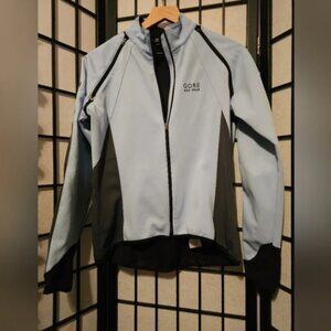 Windstopper Soft Shell‎ Gore Bike Wear Removable Sleeves Blue Gray Size 40